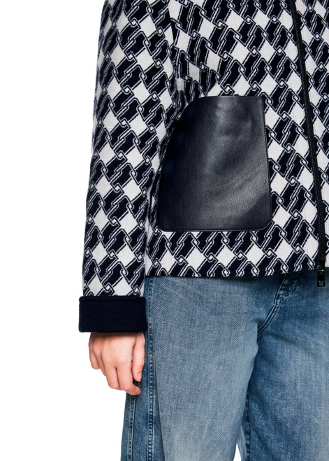 MARC CAIN SPORTS Navy Cool Reversible Jacket | ZS 12.01 W06