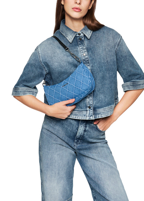 MARC CAIN SPORTS Vintage Blue Rethink Together Denim Blouse | ZS 51.12 D03