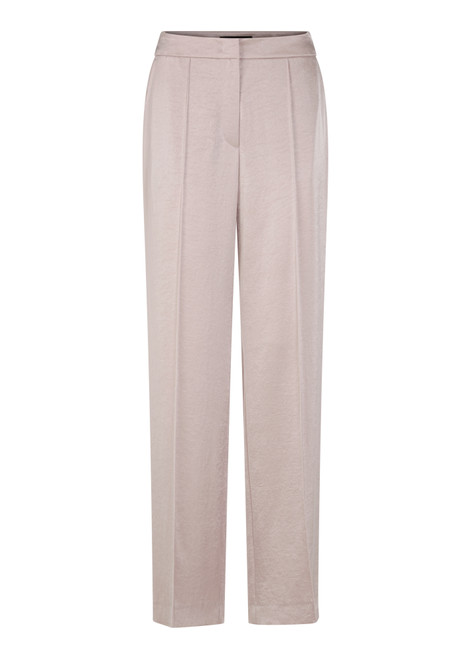 MARC CAIN COLLECTIONS Light Desert Taupe Wukari Trousers In Hammered Satin | ZC 81.12 W46