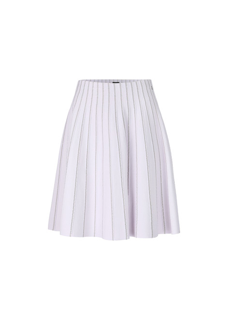 MARC CAIN COLLECTIONS Soft Lavender Knitted In Germany A-Line Skirt | ZC 71.09 M19