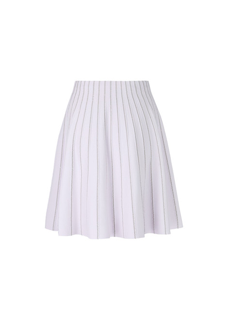 MARC CAIN COLLECTIONS Soft Lavender Knitted In Germany A-Line Skirt | ZC 71.09 M19