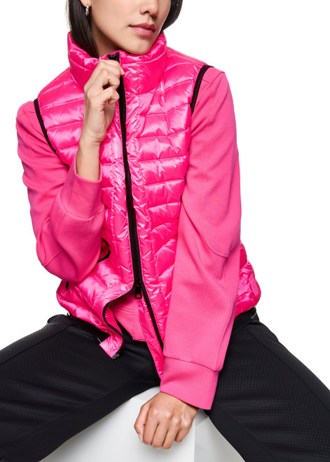 MARC CAIN SPORTS Dragon Fruit Rethink Together Down Waistcoat | ZS 37.01 W11