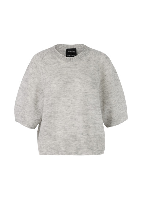 MARC CAIN SPORTS Silver Grey Knitted In Germany Soft Jumper | ZS 41.21 M01