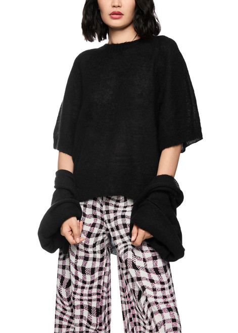 MARC CAIN SPORTS Black Knitted In Germany Soft Jumper | ZS 41.21 M01