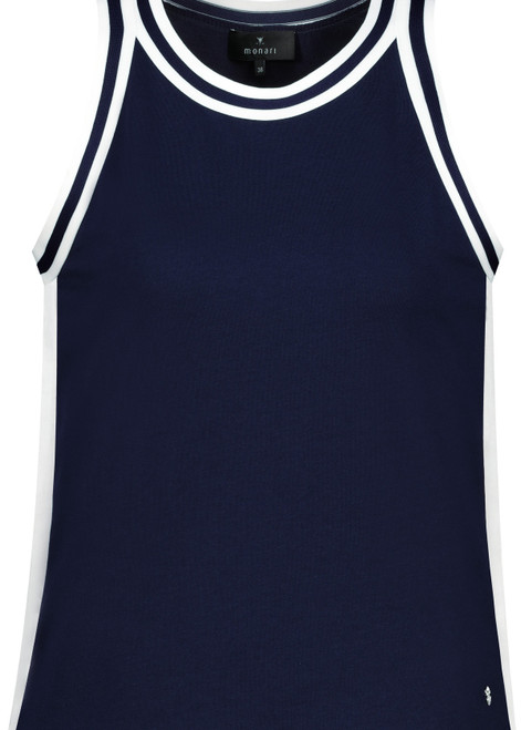 MONARI Blue Contrast Top | 409782
