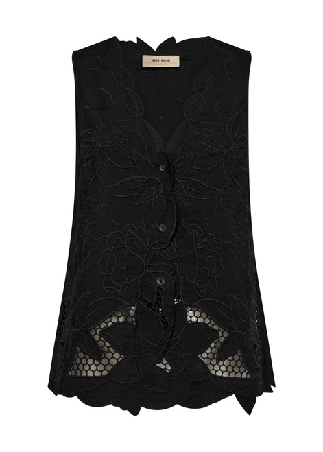 MOS MOSH Black Mmdaima Brodie Top | 170600