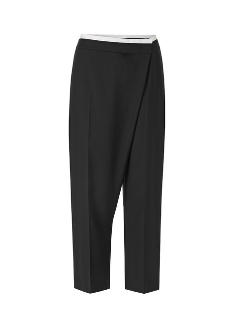 MARC CAIN COLLECTIONS Black Wels Wide Fit Trousers | ZC 81.20 W29
