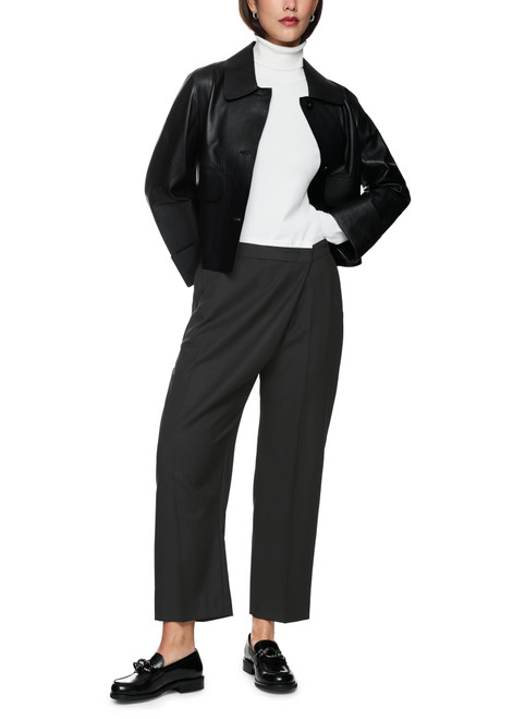 MARC CAIN COLLECTIONS Black Wels Wide Fit Trousers | ZC 81.20 W29
