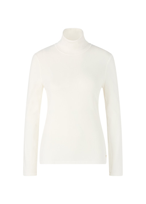 MARC CAIN COLLECTIONS Off-White Knitted In Germany Turtleneck Jumper | ZC 41.20 M43