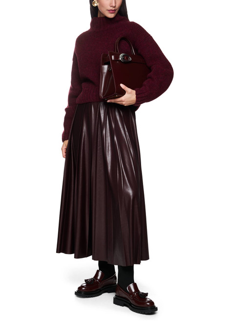 MARC CAIN COLLECTIONS Bright Maroon Knitted In Germany Cosy Jumper | ZC 41.61 M07