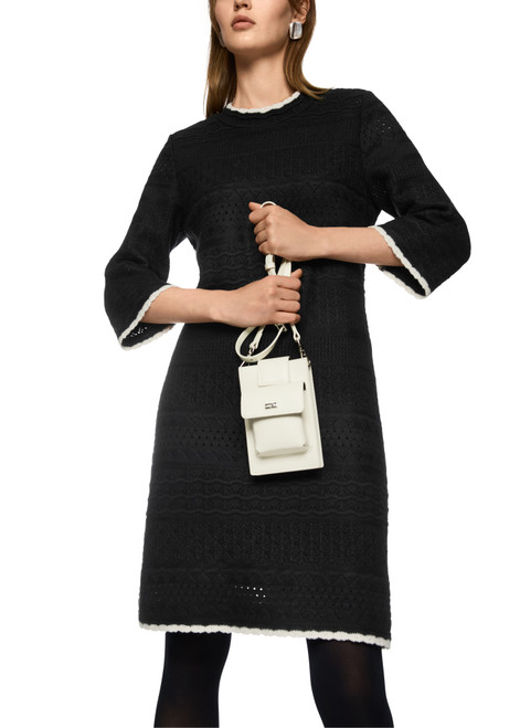 MARC CAIN COLLECTIONS Smoke Mini Leather Bag With Outer Pockets | ZC TM.01 L29