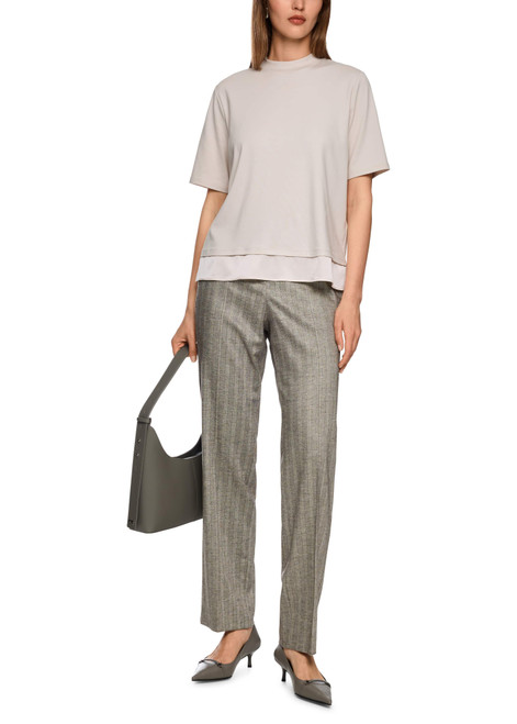 MARC CAIN COLLECTIONS Smoke Shirt With Silk Trim | ZC 48.17 J15