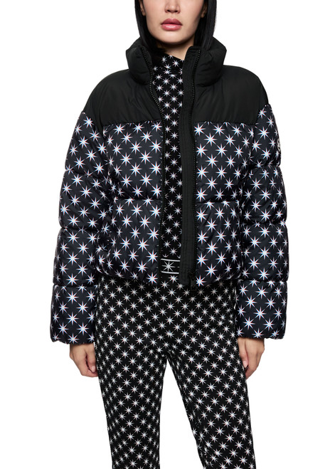 MARC CAIN SPORTS Black Rethink Together Warm Puffer Jacket | ZS 12.11 W54
