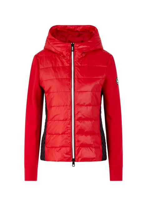 MARC CAIN SPORTS Cranberry Jacket With Faux Down And Hood | ZS 31.11 W42