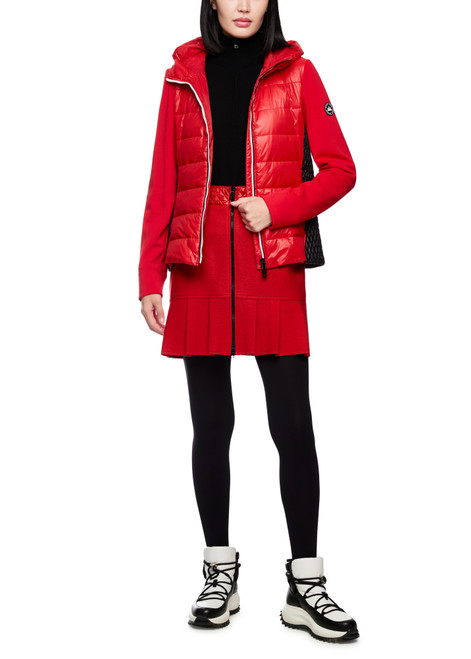 MARC CAIN SPORTS Cranberry Jacket With Faux Down And Hood | ZS 31.11 W42