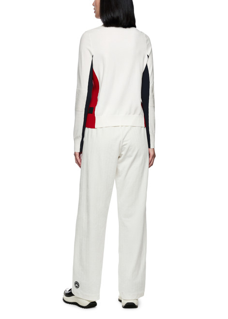 MARC CAIN SPORTS Off-White Rethink Together Jersey Knit Jumper | ZS 41.40 M58