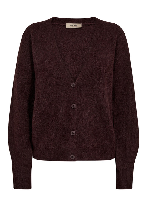 MOS MOSH Fudge Thora V-Neck Knit Cardigan | 156830
