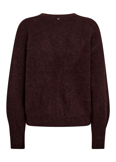 MOS MOSH Fudge Thora V-Neck Knit Cardigan | 156830