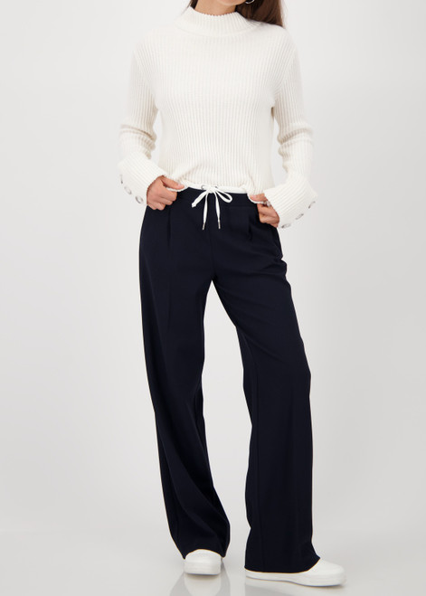 MONARI Blue Straight-Leg Trousers | 808751