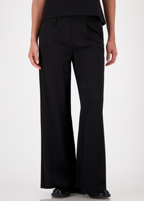 MONARI Black Wide Leg Trousers | 808995