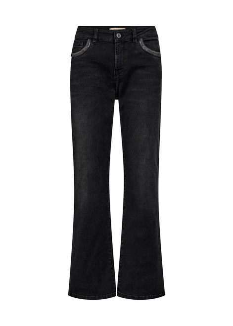 MOS MOSH Dark Grey Cecilia Perla Jeans | 173570
