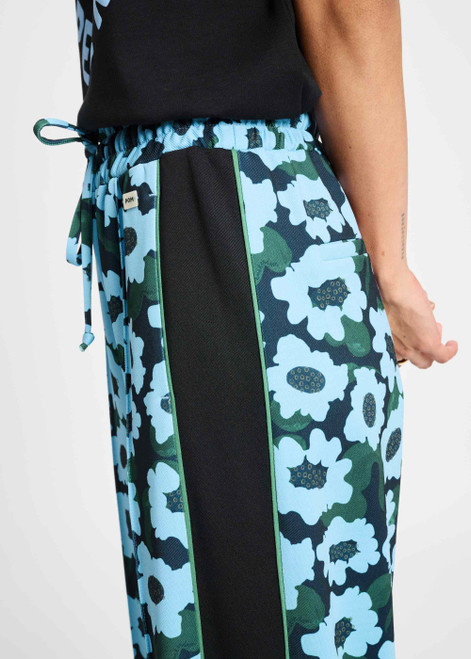 POM AMSTERDAM Blue Pants - Wild Flowers Blue | SP9301
