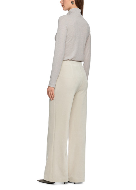 MARC CAIN COLLECTIONS Smoke Slim-Fit Lurex Long-Sleeved Top | ZC 48.28 J34