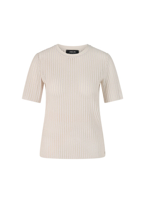 MARC CAIN COLLECTIONS Smoke Knitted In Germany Short-Sleeved Jumper | ZC 41.46 M49