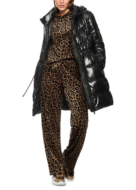 MARC CAIN SPORTS Black Rethink Together Fake Down Coat | ZS 11.06 W39