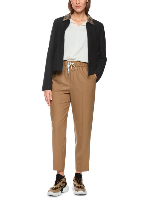 MARC CAIN SPORTS Black Walk Jacket  Knitted In Germany | ZS 31.15 J30