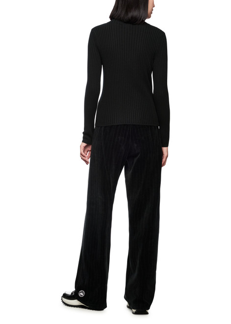MARC CAIN SPORTS Black Rethink Together Fine Rib Jumper | ZS 41.35 M80