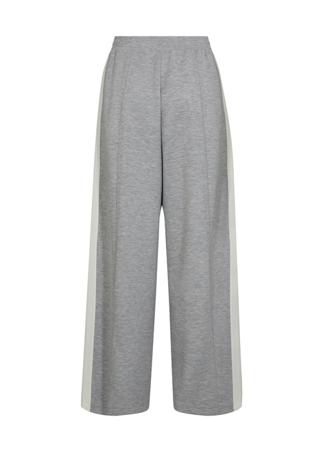 MOS MOSH Grey Melange Renzi Stripe Sweatpants | 172740