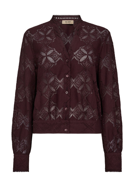 MOS MOSH Fudge Monia Yen Lace Shirt | 173470