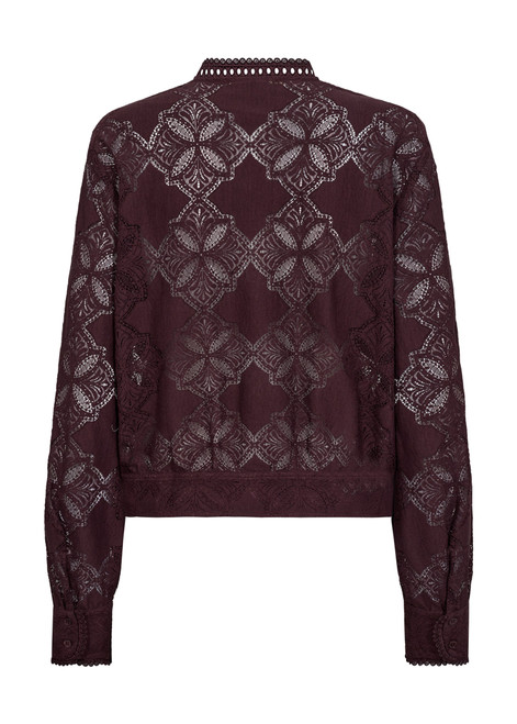 MOS MOSH Fudge Monia Yen Lace Shirt | 173470
