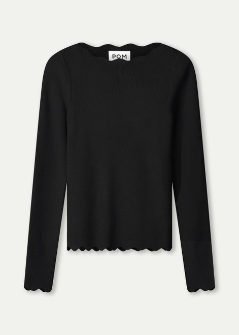 POM AMSTERDAM Black Top - Bodhi Noir | SP9276