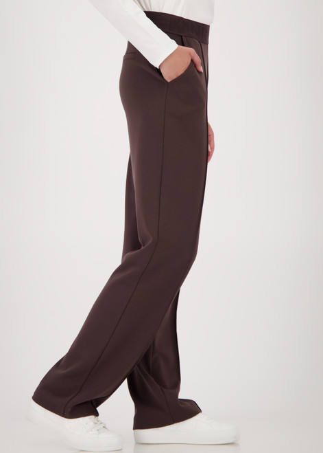 MONARI Brown Pants With Lettering Band | 809282