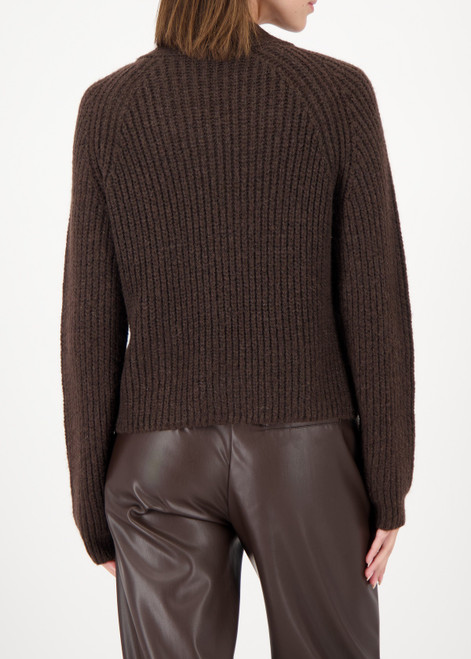 MONARI Brown Knitted Cardigan With A Soft Feel | 809493