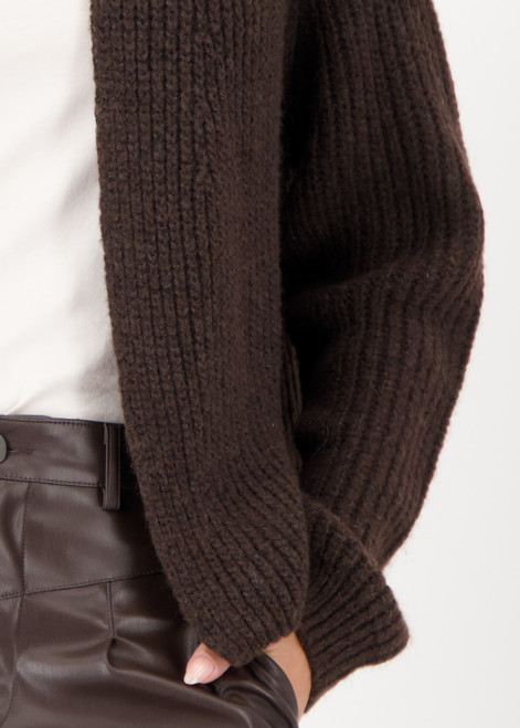 MONARI Brown Knitted Cardigan With A Soft Feel | 809493