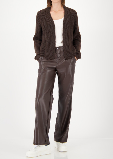 MONARI Brown Knitted Cardigan With A Soft Feel | 809493