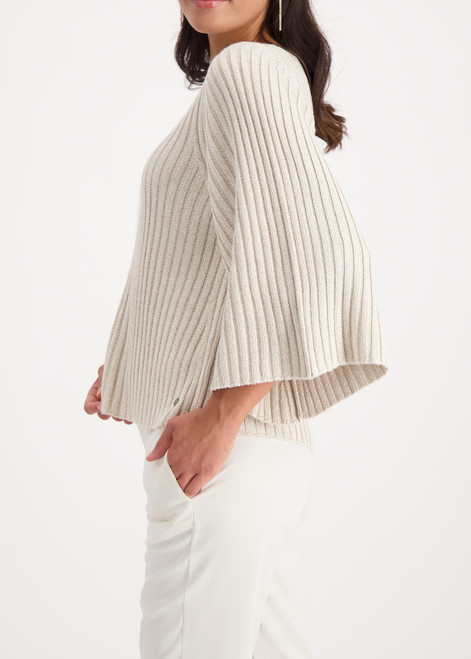 MONARI Beige Lurex Jumper | 809529