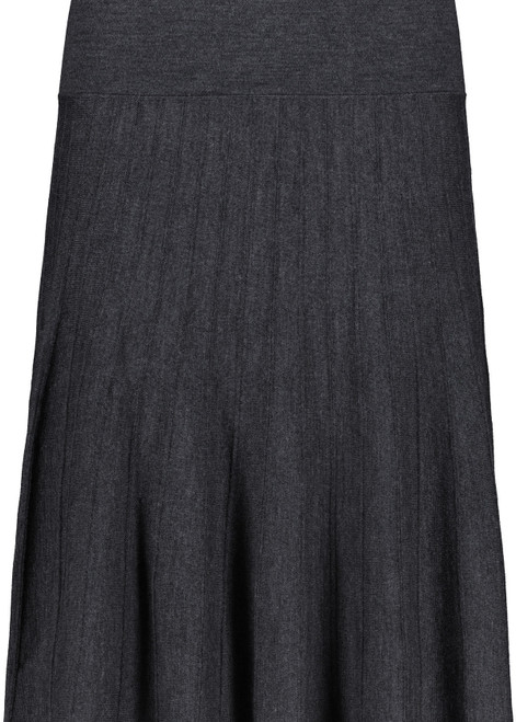 MONARI Gray Pleated Skirt | 809536