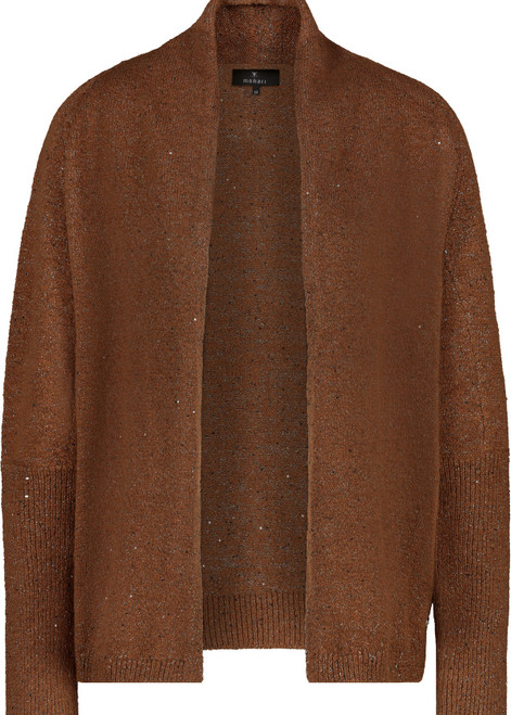 MONARI Brown Cardigan With Sequins | 809651
