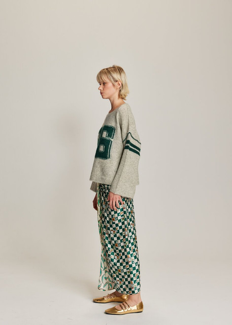 ME369 401-Sporty Jade Laurel Sporty Jade Sweater | 225S91202