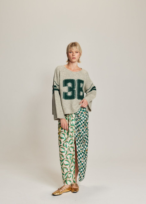 ME369 401-Sporty Jade Laurel Sporty Jade Sweater | 225S91202