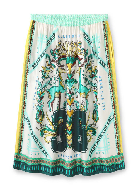 ME369 401-Sporty Jade Vanessa Sporty Jade Midi Skirt | 225L60300