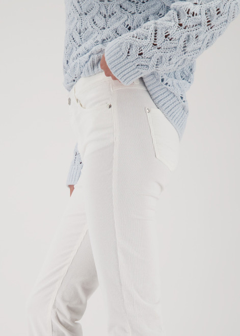 MONARI White Corduroy Trousers | 809223