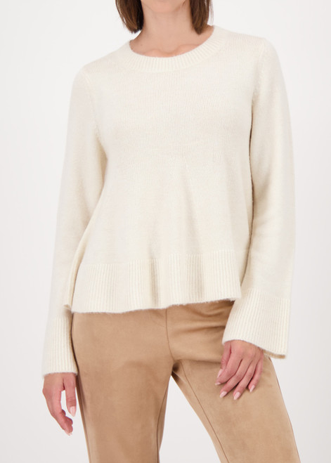 MONARI Beige Flared Knitted Jumper | 809513