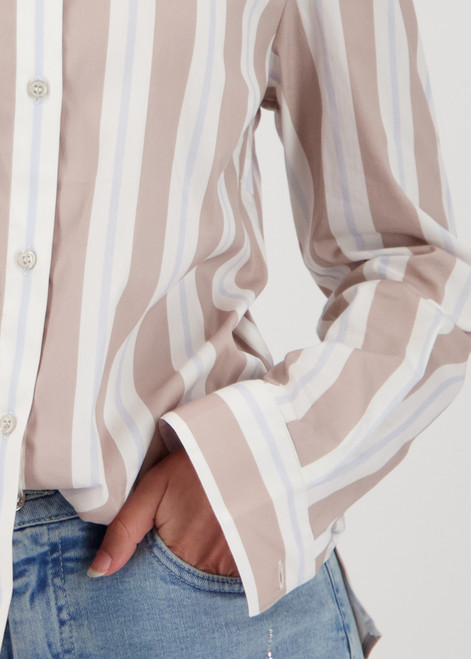 MONARI Beige Striped Blouse | 809634