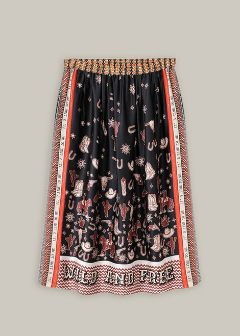 ME369 224-Rodeo Vanessa Rodeo Midi Skirt | 225L60300
