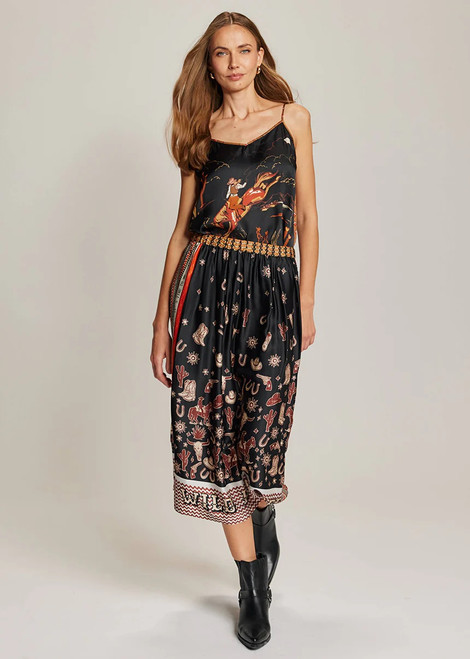 ME369 224-Rodeo Vanessa Rodeo Midi Skirt | 225L60300